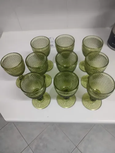 jogo de tacas tipo bico de jaca 10 peças