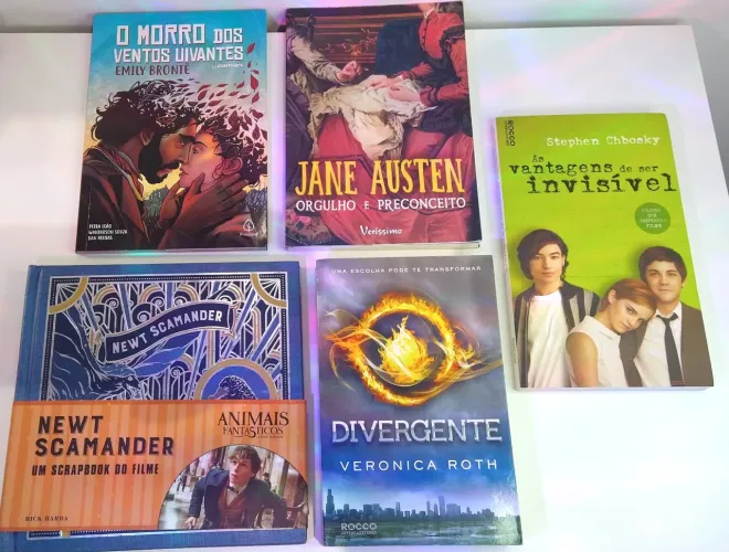 Kit 5 livros diversos