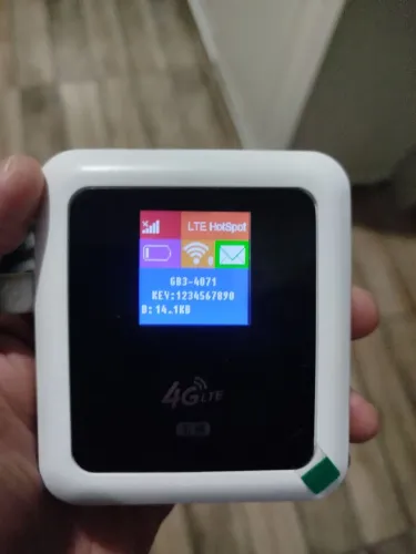 Modem + Roteador 4G Portátil Bat. Recarregável
