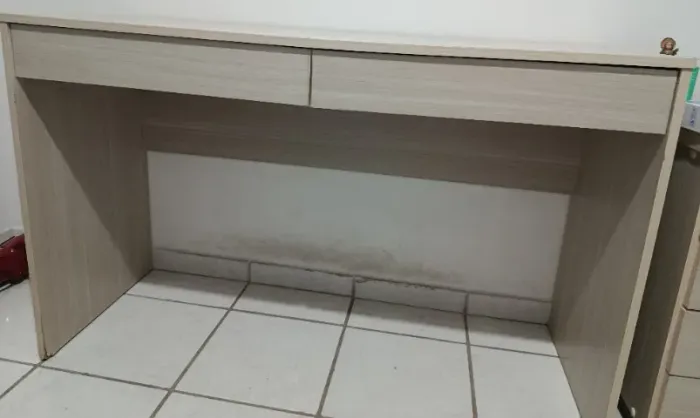 Escrivaninha para computador com 2 gavetas