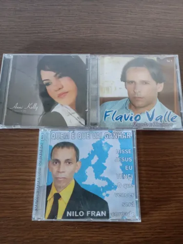 Lote com 3 cds evangélicos 