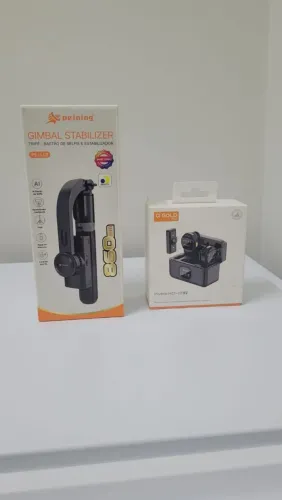 Gimbal Estabilizador e Microfone de Lapela