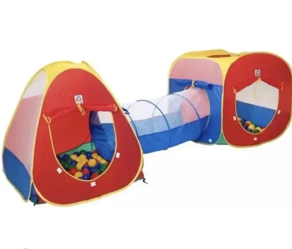Barraca infantil com túnel 