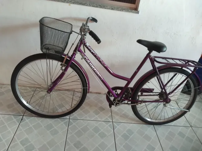 Bicicleta cairu malaga aro 26 semi nova pintura original nova pneus novos