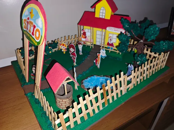 Maquete Sítio do pica pau Amarelo 