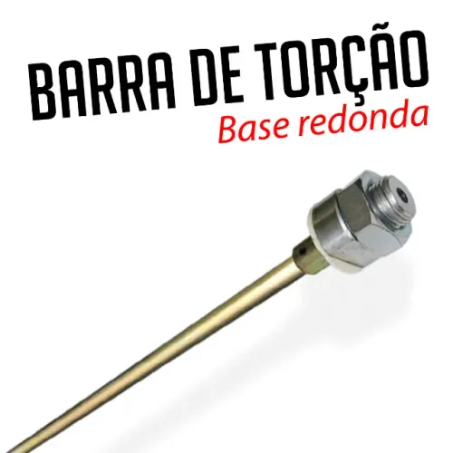 Barra Torção Base Redonda 74,8cm Metalfrio Gelopar +porca