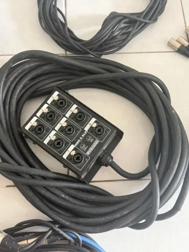 Medusa de 15 metros 8 canais combo xlr P10