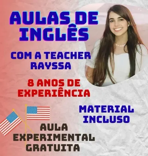 Aulas de Inglês online/ Professora de inglês / Reforço escolar - do 0 ao avançado
