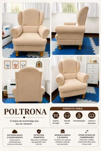 Poltrona de amamentação