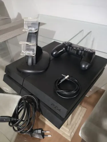 Ps4 fat + jogos + acessórios