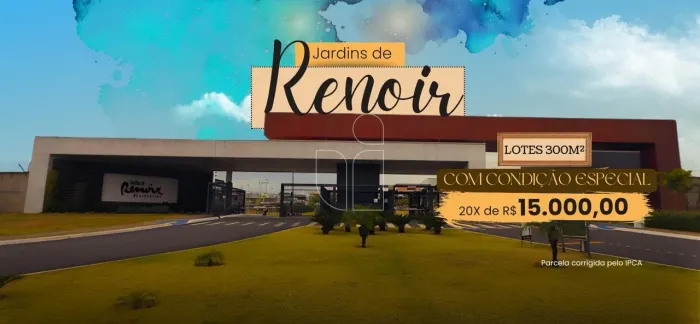 Oportunidade Lotes Residenciais Condomínio Jardins de Renoir - Marília, SP