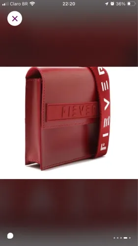 Bolsa Fiever tiracolo transversal 