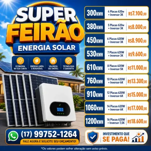 promoção de energia solar