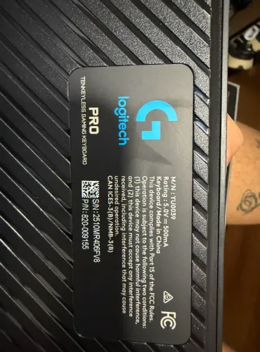 Teclado Mecânico Gamer Logitech G PRO