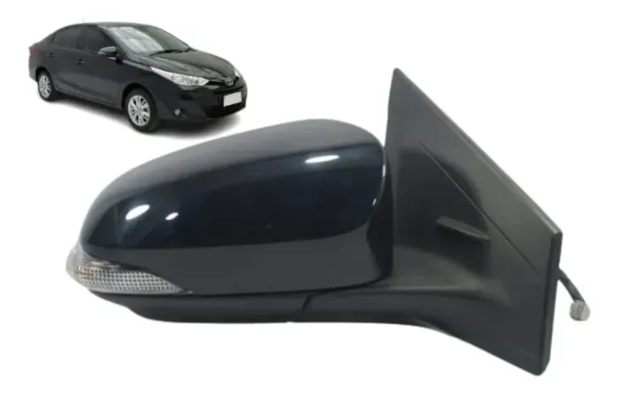 Retrovisor Toyota Yaris 2017/2023 Retrátil Lado Direito (Usado)