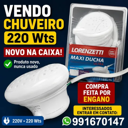 VENDO CHUVEIRO 220 WTS