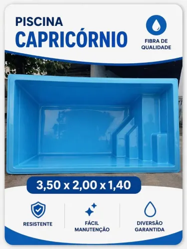 Piscina de Fibra CAPRICÓRNIO 