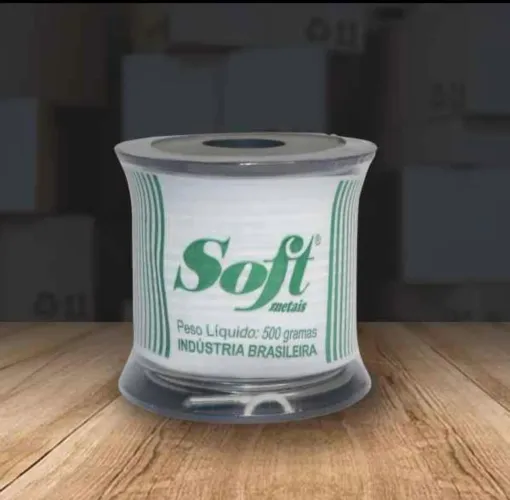 Solda SEM CHUMBO Sn x Cu em fio de 2,4mm - carretel 500g