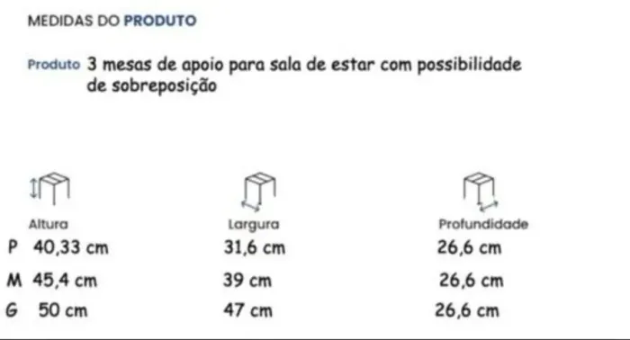 Conjunto mesinhas de madeira maciça