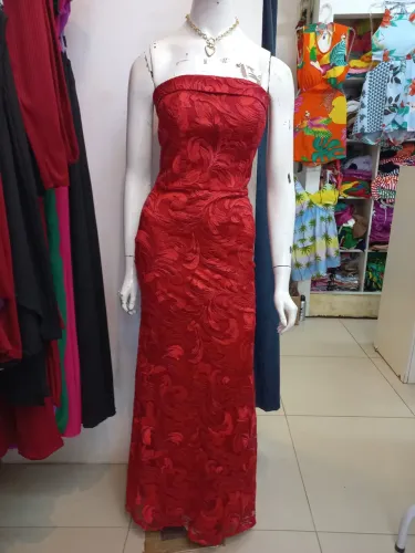 Vestido longo de festa
