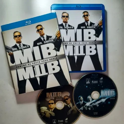 Blu-Ray Men In Black, Homens De Preto, duplo. Seminovo, 2 mídias intactas.