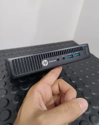 Cpu Hp EliteDesk AMD PRO A10-9700E R7 Placa vídeo integrada 8gb ddr4 Ssd 128gb Carregador