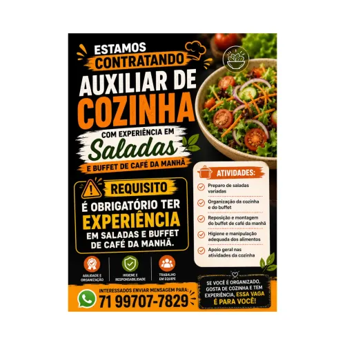 Aux. Cozinha -Restaurante