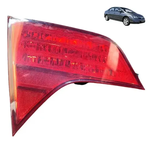 Lanterna Tampa Traseira Esquerda New Civic Lxs 1.8 Flex 2007 Esquerdo/motorista