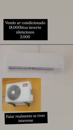 Ar condicionado semi novo