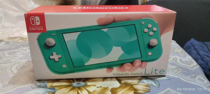 VENDO Console Nintendo Switch Lite 32GB - Cor Turquesa (Original / Bloqueado)<br>