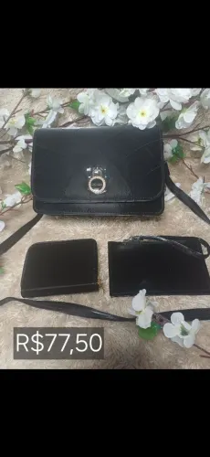 Bolsa pequena de lado feminina 