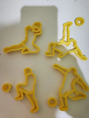Cortadores pasta americana- jogadores de futebol e logo do Flamengo 