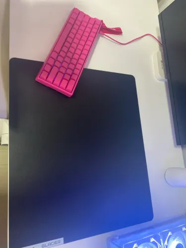Mousepad de vidro novo 