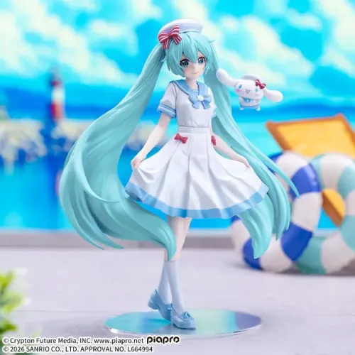 Action Figure SEGA - Hatsune Miku x Cinnamoroll - XStellar - Summer Ver.