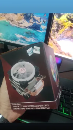 Air Cooler RGB processador Intel e amd 