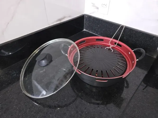 PANELA CHURRASQUEIRA DE FOGÃO