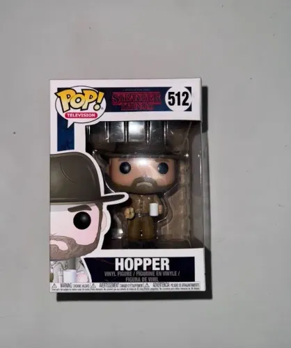 Funko Pop Hopper #512 - Stranger Things - Original com Caixa