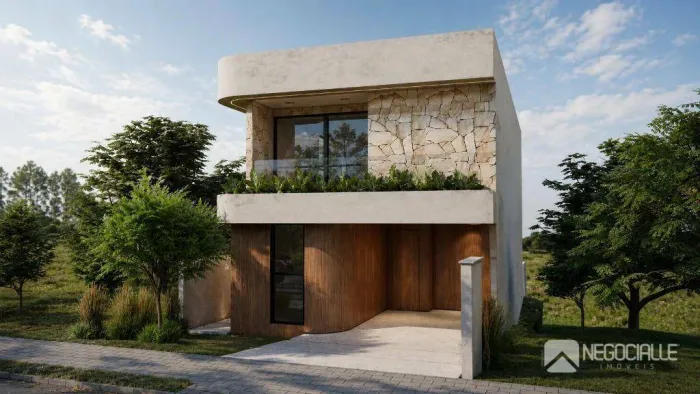 Casa contenporânea com 4 dormitórios à venda por R$ 990.000 - Vila Cabral, Skyville - Camp