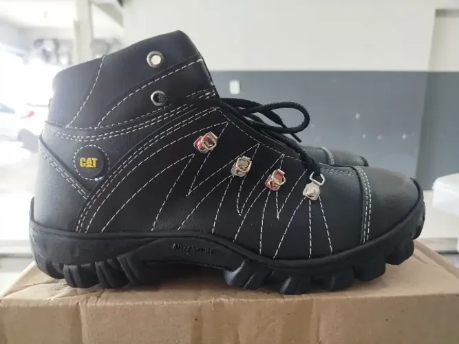 Bota cartepilar 1 linha preta 39 a 42 