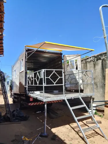Baú para vaquejada com camarote 