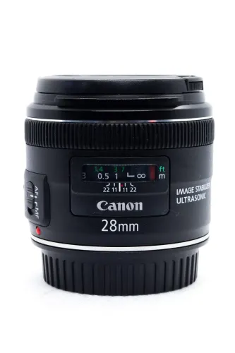 Lente Canon EF 28mm f/2.8 USM IS - Seminova