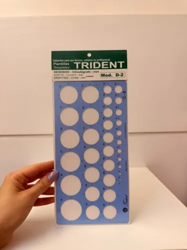 Gabarito Trident D-2 Original para Círculos