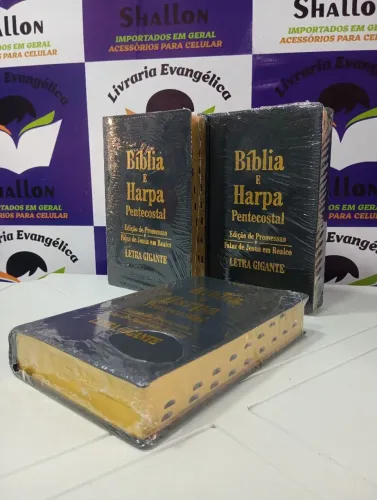 Bíblia Sagrada e Harpa Pentecostal - Promoção!