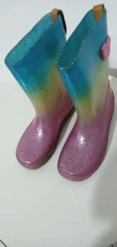 Galocha Woog ( modelo: Tie-Dye ) Tam.31/32. Usada.