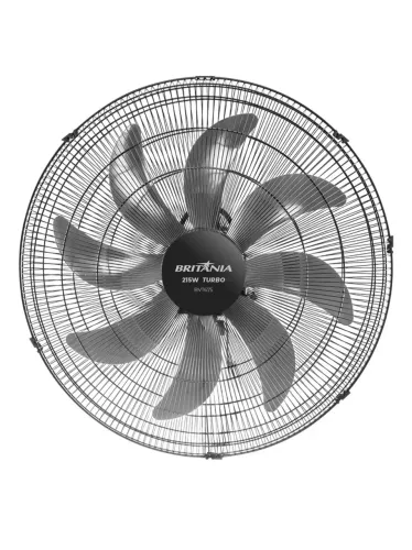 Ventilador De Parede Britânia 60 Preto 127v (Novo Nunca Usado)