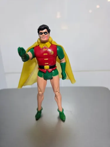 BONECO SUPER POWERS ROBIN ESTRELA COMPLETO ANOS 80