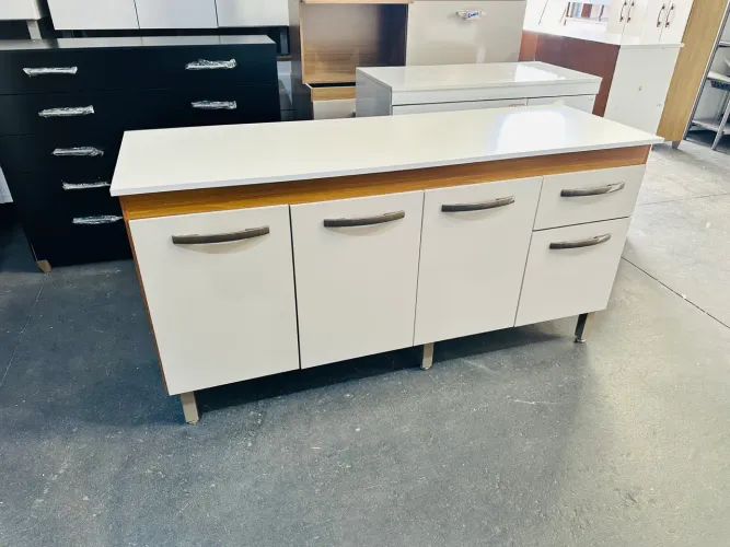 Balcão para cozinha 1,60 com tampo reto / NOVO