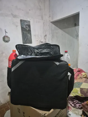 Beg para motoboy grande com suporte para refrigerante e mais opções para mais produto