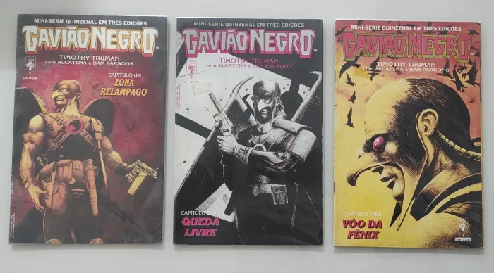 Gavião Negro minissérie em 3 edições