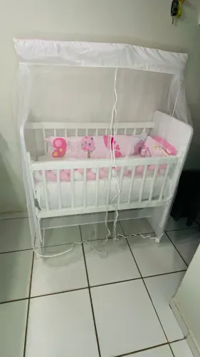 Mini Berço + Almofada de amamentação de brinde